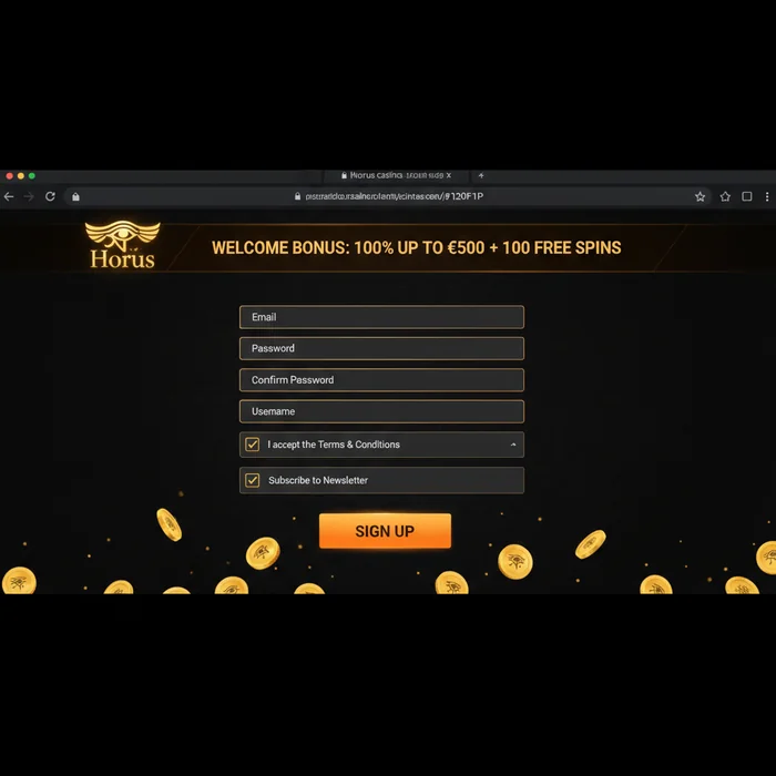Horus Casino Signup